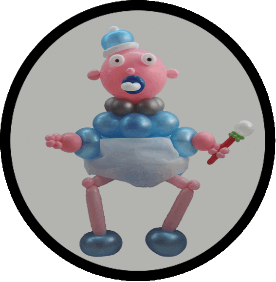 figura gigante de globos