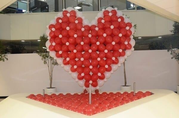 corazón gigante 3d globos